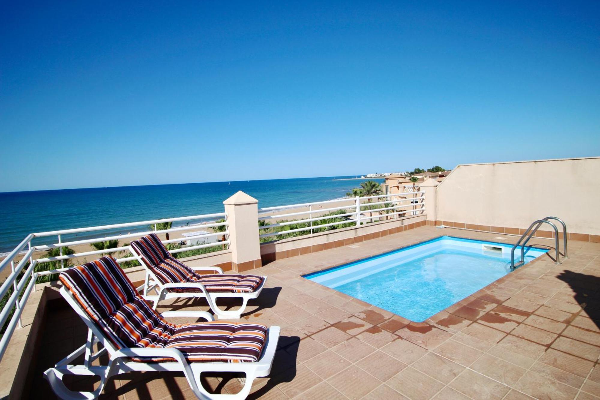 Atico Con Piscina Privada En Primera Linea Διαμέρισμα Denia Δωμάτιο φωτογραφία